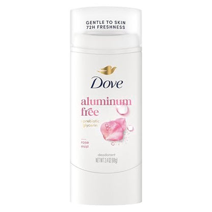 Dove Deodorant Stick Rose Mist – 72h Schutz ohne Aluminium, 2,4 oz