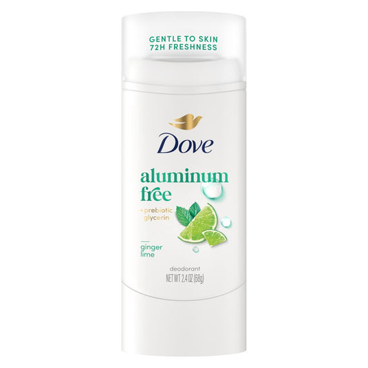 Dove Deodorant Stick Ginger Lime – 72h Schutz ohne Aluminium, 2,4 oz