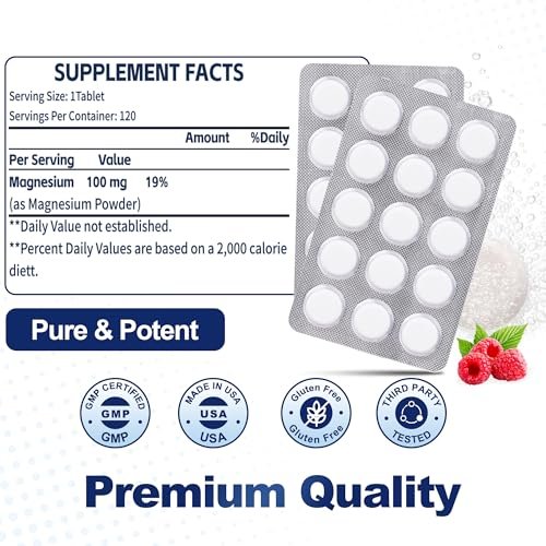 Crobirware Molekulare Wasserstofftabletten (12 PPM) - 90 Stück Hochpotenz H2-Tabletten für Trinkwasser mit Magnesium, Schnell lösliche Wasserstofftabletten für Energie, Fokus & Anti-Aging, Verpackung für unterwegs