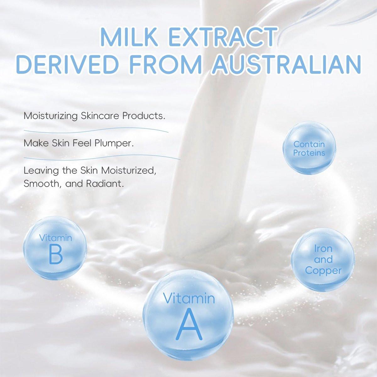 Milk Kids Skincare Sets für Mädchen 8-10 Geburtstagsgeschenke Weihnachten - Hautpflege für Mädchen 10-12 - Geschenke für Teenager Mädchen Hautpflege für Kinder 8-12, Hautpflege für Teens 10-12, Hautpflege-Set für Kinder 8-9
