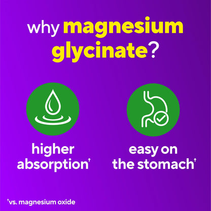 Vitafusion Magnesium Glycinat Gummis – 100 mg pro Portion zur Unterstützung der Muskelentspannung für Erwachsene, Boomin’ Cherry Berry Geschmack, 60 Stück