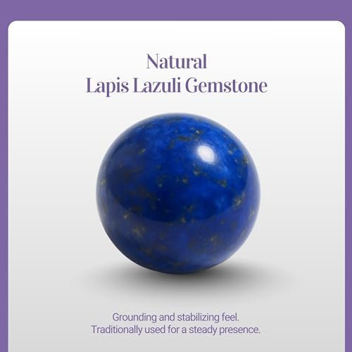 Lavendel Ätherisches Öl Roll-On für Schlaf, Angst & Stressabbau – 100% reines USDA Bio, vorgemischt mit MCT Kokosöl – Beruhigende Aromatherapie für Yoga & Entspannung – Edelsteinroller 10 ml Reisegröße