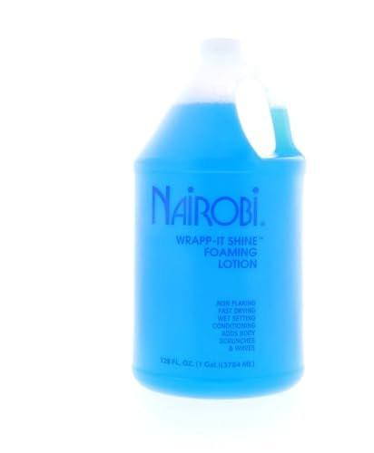 Nairobi Wrapp-it Shine Haar Behandlung, 1 Gallone, 128 oz – Glanz und Pflege für seidig glattes Haar