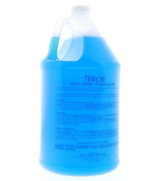 Nairobi Wrapp-it Shine Haar Behandlung, 1 Gallone, 128 oz – Glanz und Pflege für seidig glattes Haar