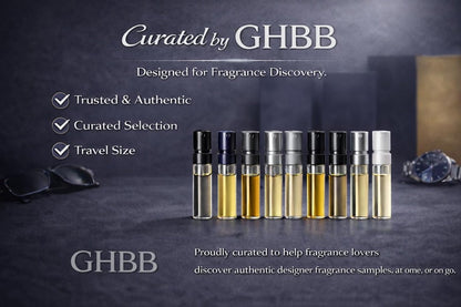 GHBB Herren Cologne Probe Entdeckungsset – Designer High-End Luxus Duft Mini Vial Probiergrößen | Zufällige Auswahl Reisegeschenk-Set für Ehemann, Papa, Freund – Weihnachts- & Partygeschenk (8 Stück)