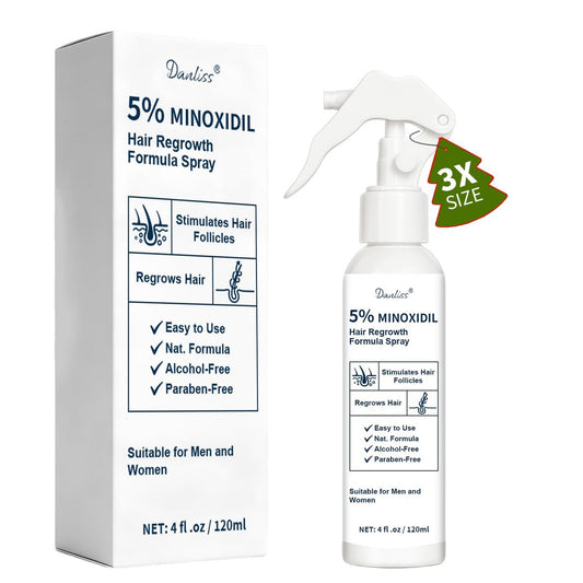 5% Minoxidil für Männer und Frauen, Haar- und Bartwachstumsbehandlung mit Biotin & Rosmarin – Extra starkes Minoxidil-Haarausfall-Serum 118 ml