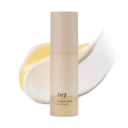 107 Double Layer Milky Serum 50ml – Ginseng-Exosomen & 9-fache Hyaluronsäure für strahlende, geschmeidige Haut