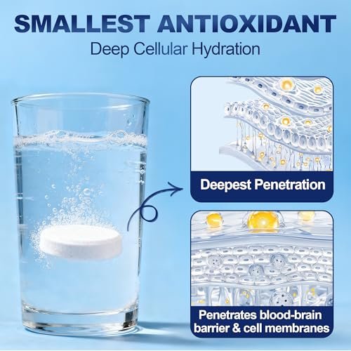 Crobirware Molekulare Wasserstofftabletten (12 PPM) – 120 Stück hochpotente H2-Tabletten für Trinkwasser mit Magnesium – Schnell lösliche Wasserstofftabletten für Energie, Fokus und Anti-Aging