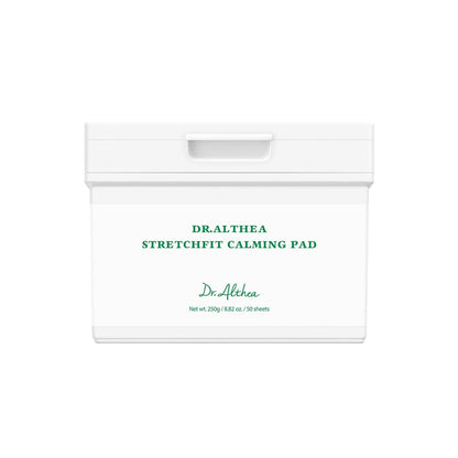 Dr.Althea StretchFit Calming Pad | Beruhigende Gesichtsmaske mit Centella Asiatica Extrakt & Panthenol | Feuchtigkeitsspendende Sheet Mask | Koreanische vegane Hautpflege (50er Pack)
