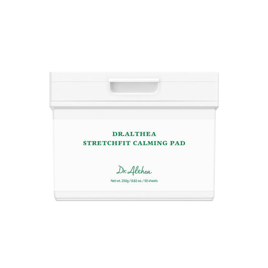 Dr.Althea StretchFit Calming Pad | Beruhigende Gesichtsmaske mit Centella Asiatica Extrakt & Panthenol | Feuchtigkeitsspendende Sheet Mask | Koreanische vegane Hautpflege (50er Pack)