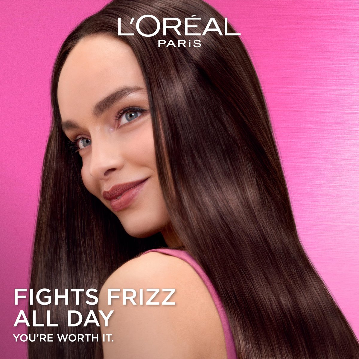L'Oreal Paris EverPure Iron Sleek Glättender Conditioner, sulfatfrei, Anti-Frizz & feuchtigkeitsbeständig, mit Alpha-Säuren für krauses Haar, 200 ml