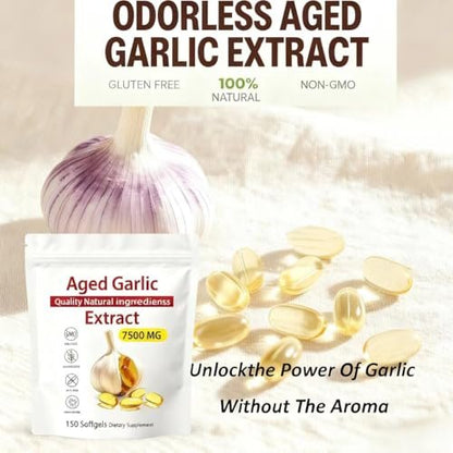 OYB Alter Knoblauch Extrakt - 7500mg Geruchlos (150 Kapseln)