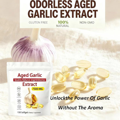 OYB Alter Knoblauch Extrakt - 7500mg Geruchlos (150 Kapseln)