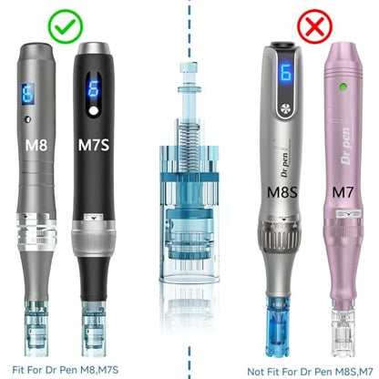 16-Pin Mikronadel-Microneedling-Pen-Ersatzkartuschen für Dr. Pen M8, 0,25 mm, 12 Stück