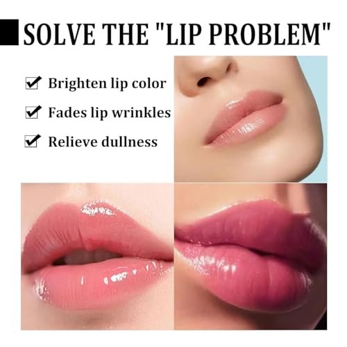 Collagen Lip Booster Plumping Serum – Lippenpflege für vollere, glatte Lippen mit Hyaluronsäure, Anti-Falten & Anti-Pigmentierung, 60 ml