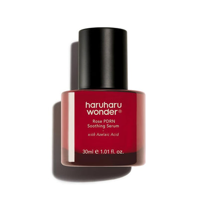 Haruharu Wonder Rose PDRN Beruhigendes Serum mit Azelainsäure – Rötungen lindern, Hautbarriere reparieren, für empfindliche Haut, vegan, 30 ml