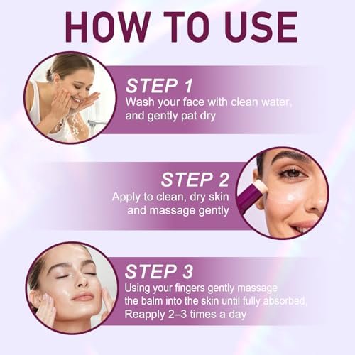 Meifenla Calcium Multi Balm Stick – Kollagen-Feuchtigkeitsstick für Gesicht, Augen und Hals, hydratisierend & festigend für alle Hauttypen