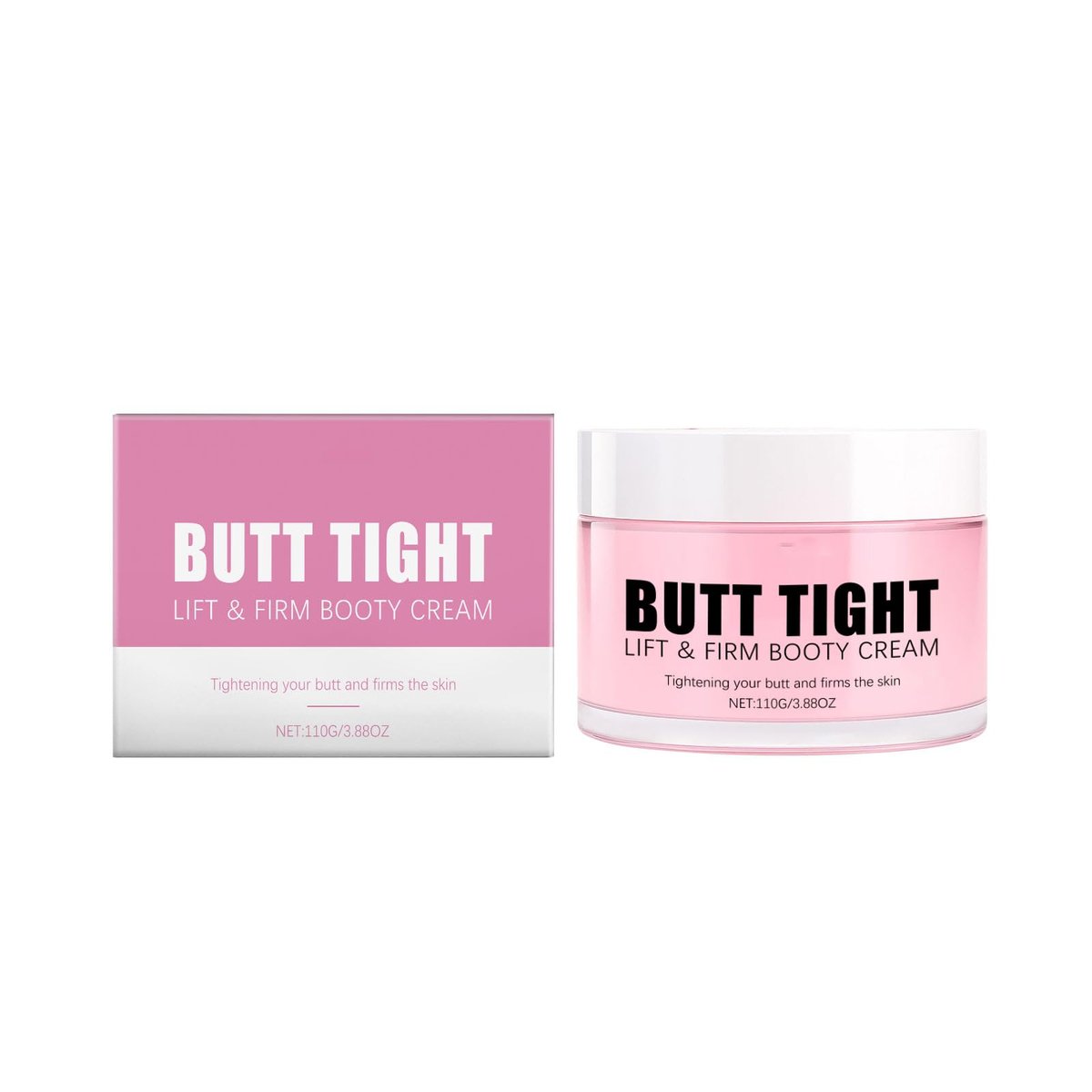 KunMan Butt Tight Lift Cream – Straffende & festigende Creme für Po, Oberschenkel, Bauch & Arme – Reduziert Cellulite & schlaffe Haut – 100 ml