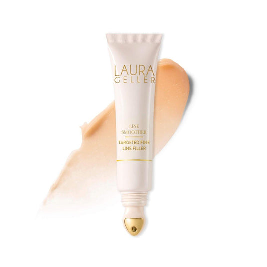 LAURA GELLER Line Smoother – Zielgerichteter Primer zur Glättung feiner Linien | Fältchen & Poren, leicht getönt, mit Vitamin C & Niacinamid für reife Haut