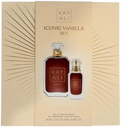 KAYALI Vanilla | 28 Eau de Parfum Iconic Set – Süße Vanille, Amberhölzer & brauner Zucker, 50 ml + 10 ml