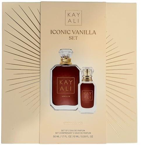 KAYALI Vanilla | 28 Eau de Parfum Iconic Set – Süße Vanille, Amberhölzer & brauner Zucker, 50 ml + 10 ml