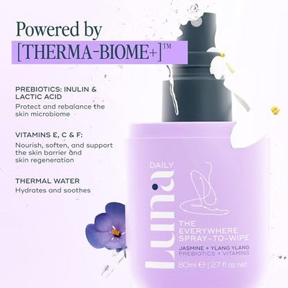 Luna Daily The Everywhere Spray-To-Wipe – Frischer Jasmin + Ylang Ylang | 80 ml