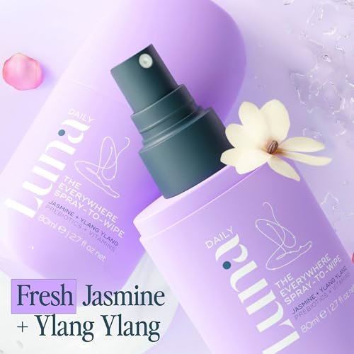 Luna Daily The Everywhere Spray-To-Wipe – Frischer Jasmin + Ylang Ylang | 80 ml