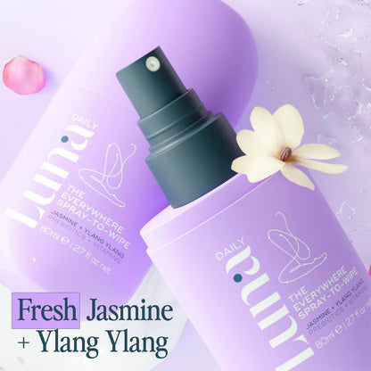 Luna Daily The Everywhere Spray-To-Wipe – Frischer Jasmin + Ylang Ylang | 80 ml