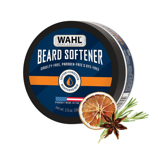 Wahl Bartweichmacher 60 ml – Feuchtigkeitsspendender Bart Conditioner mit Sheabutter gegen Juckreiz & für weiche Haut