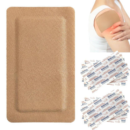 Geiserailie 24 Stück Extra Große Flexible Haftverbände 5 x 3 Zoll Sterile Stoffpflaster mit nicht haftendem Pad, latexfrei, schmerzfreies Entfernen für Wundversorgung und Erste Hilfe (Rechteck)