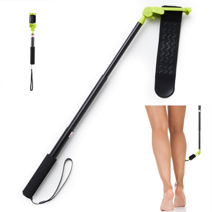 Rückenshaver Verlängerungsgriff – Langer Rasierergriff für Beine und Körper, verstellbarer Rückenrasierer mit Teleskopstiel 33–65 cm, ideal für Senioren und Selbstpflege