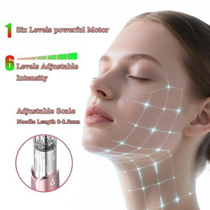 Derma Roller Pen 0,25 mm – Microneedling-Stift für Gesicht, Haare, Kopfhaut, Bart & Hautpflege zu Hause