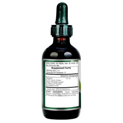 FITO MEDIC'S Lab | Flüssigchlorophyll | Chlorophyll-Tropfen | 50 mg pro Portion (200:1 Extrakt)