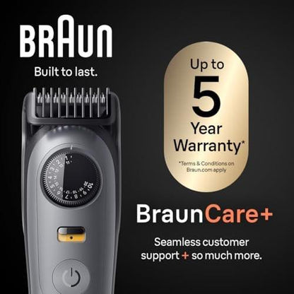 Braun Series 5 All-in-One Bart- & Körperpflege-Set für Männer, kabelloser Trimmer, Haarschneider & Rasierer für Gesicht, Haare & Körper mit glattem Rasierkopf, AIO 5510