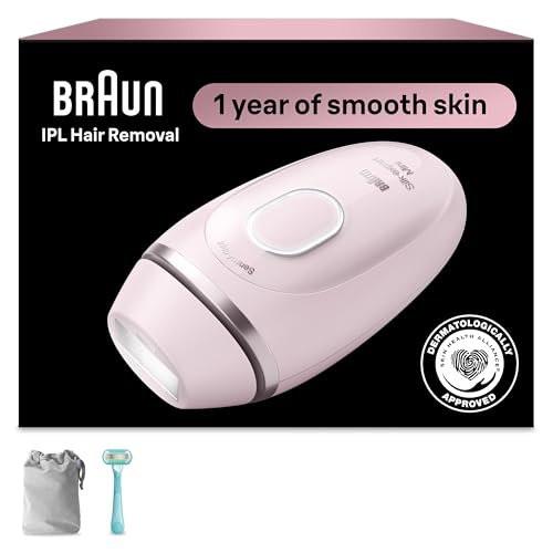Braun IPL Mini, Silk·Expert Mini, Dauerhafte Haarentfernung für Frauen und Männer, IPL1111, Pink