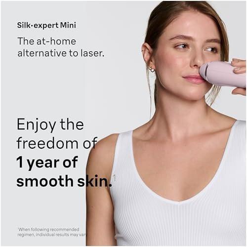 Braun IPL Mini, Silk·Expert Mini, Dauerhafte Haarentfernung für Frauen und Männer, IPL1111, Pink