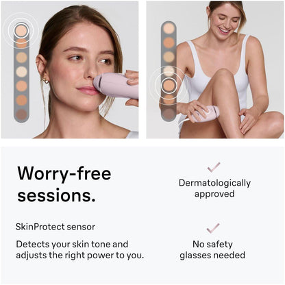 Braun IPL Mini, Silk·Expert Mini, Dauerhafte Haarentfernung für Frauen und Männer, IPL1111, Pink