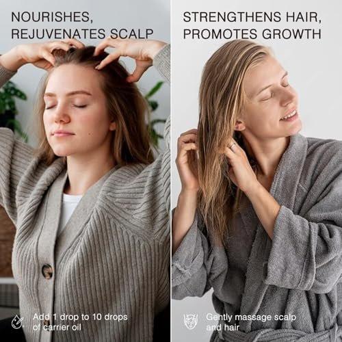 MUNUSNA Rosmarinöl 100 ml – 100% reines Rosmarinöl für Haarwachstum, Premium Aromatherapieöl für Hautpflege, Körpermassage, Diffuser, Seifen- und Kerzenherstellung