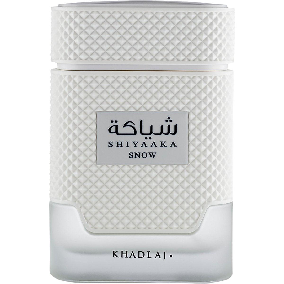 Khadlaj Shiyaaka Snow – Eau De Parfum für Männer – Zitrisch, Holz, Würzig, Aromatisch – 100 ml