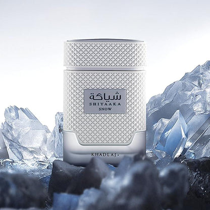 Khadlaj Shiyaaka Snow – Eau De Parfum für Männer – Zitrisch, Holz, Würzig, Aromatisch – 100 ml