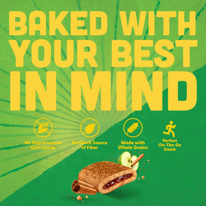 Pure Protein Apfel-Zimt Soft Baked Proteinriegel – 12g Protein, 7g Ballaststoffe, Vollkorn-Frühstücksriegel, ballaststoffreich, einzeln verpackte Proteinsnacks für unterwegs – 10er Pack