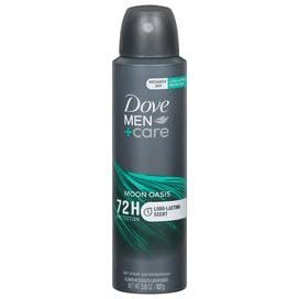 Dove Men+Care Dry Spray Antiperspirant Deodorant Moon Oasis 72H Schutz mit pflanzlichem Feuchtigkeitsspender 3,8 oz