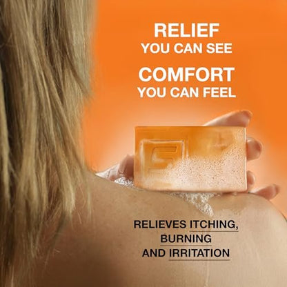 Solpri Shield 1% Clotrimazol Antimykotische Seife mit Teebaumöl – Medizinische Fußseife gegen Fußpilz, Juckreiz, Ringelflechte – 2er-Pack à 113 g