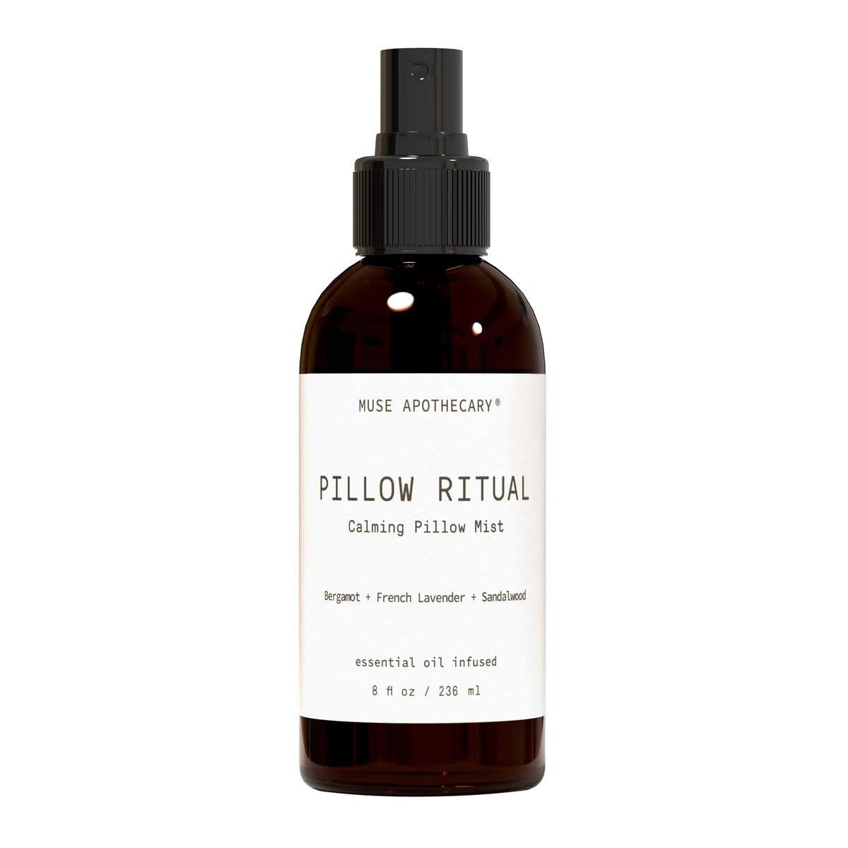 Muse Apothecary Pillow Ritual – Beruhigendes Kissen- und Raumspray mit Bergamotte, Lavendel und Sandelholz – 240 ml