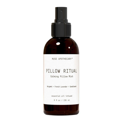 Muse Apothecary Pillow Ritual – Beruhigendes Kissen- und Raumspray mit Bergamotte, Lavendel und Sandelholz – 240 ml