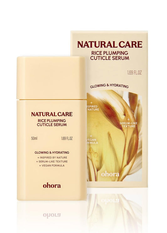 ohora Natural Care Rice Plumping Cuticle Serum – Feuchtigkeitsspendendes Nagelserum mit Reis- und Sojaextrakt, Kollagen, Vitamin E & Peptiden – Schnell einziehendes, nicht fettendes Nagel- und Nagelhautpflege Serum