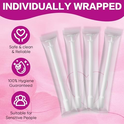 20 Stück Einweg-Applikatoren für Zäpfchen für Frauen, hygienisch einzeln verpackte Vaginalapplikatoren, passend für die meisten Pillen, Tabletten, Kapseln und Zäpfchenmarken