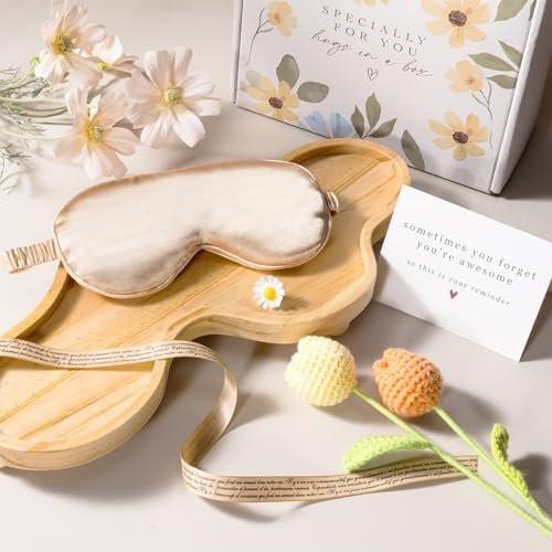 Geschenk für Frauen – Genesungswünsche Körbe für Frauen Selbstfürsorge, Denk an Dich Care-Paket, einzigartiges Valentinstagsgeschenk für Ehefrau, Freundin, Mama, Schwester, Oma