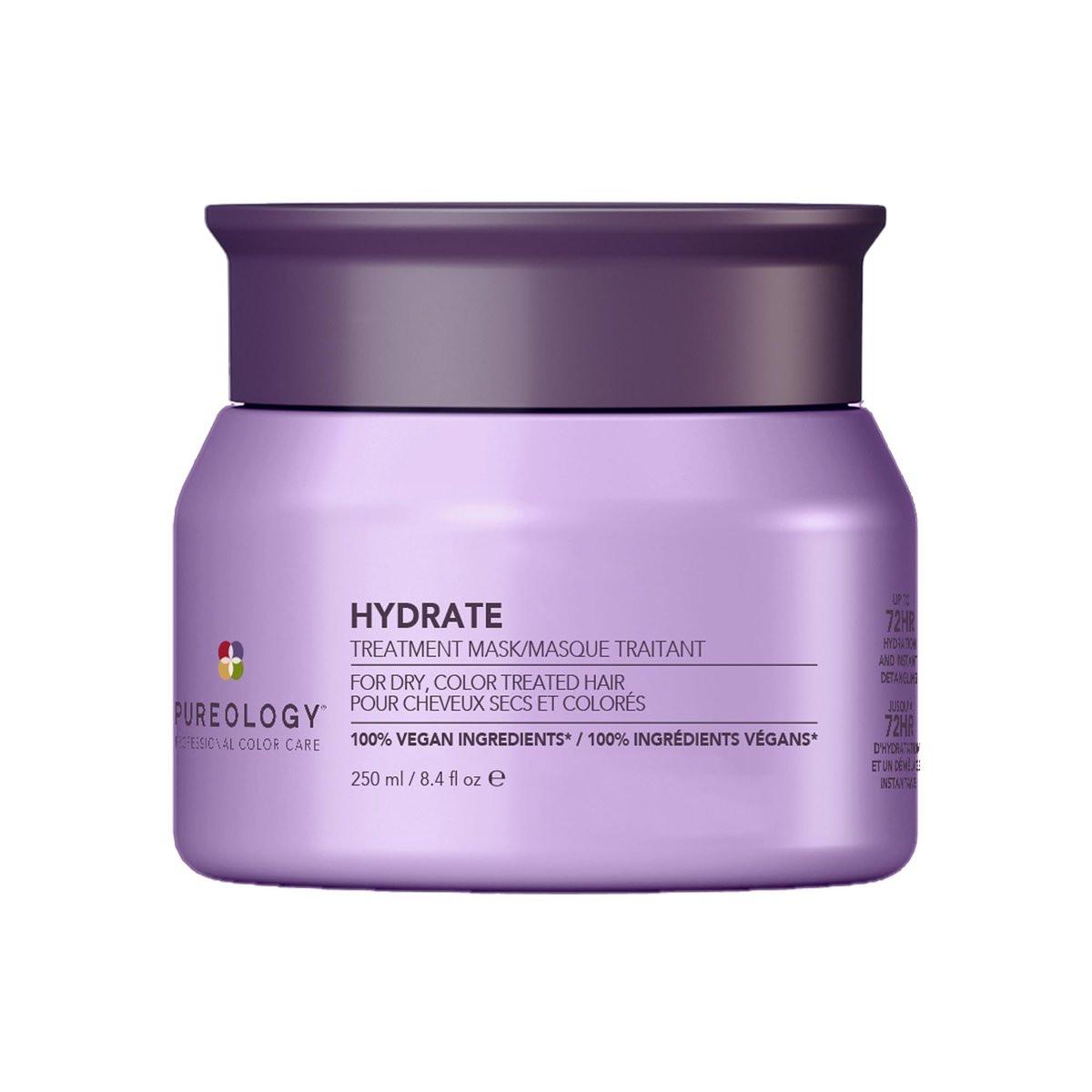 Pureology Hydrate Haarmaske – Tiefenpflegende Maske für trockenes oder coloriertes Haar, sofortiger Glanz und leichte Kämmbarkeit