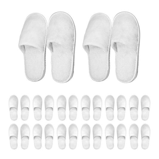 12 Paar Einweg-Hausschuhe für Hotelgäste, rutschfeste und bequeme Slipper für Damen und Herren, atmungsaktive Indoor-Outdoor-Spa-Reiseaccessoires